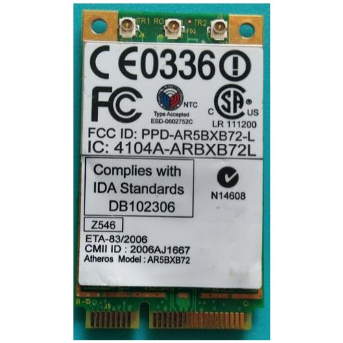 Atheros AR5418 AR5008 AR5BXB72 Mini PCI-e 300Mbps Wireless Wifi Card FRU:42T0825 for IBM X60 X61 T60 T61 Z60 Z61 R60 R61