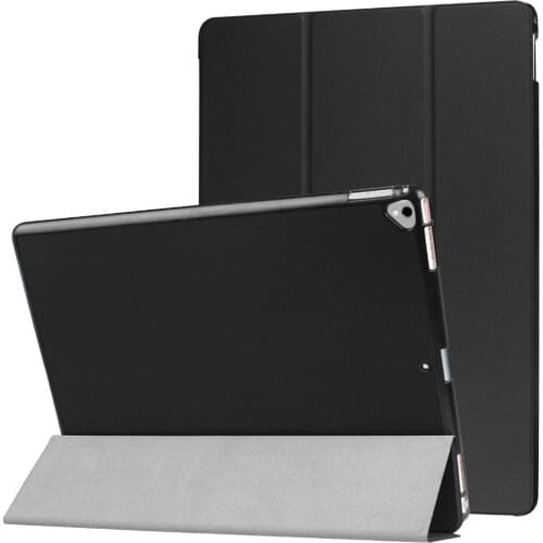 Case For Apple iPad Pro 12.9 2017 PU Leather + Ultra Slim Lightweight PC Back Cover Case Auto Wake/Sleep Folding Stand Coque