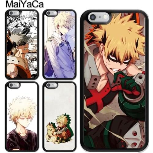 Boku no Hero Academia Katsuki Bakugou Case For iPhone 12 Mini 11 Pro MAX X XR XS MAX SE 2020 6S 7 8 Plus 5s Cover