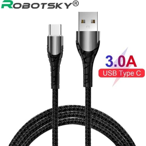 Micro USB Type C Cable 3A Fast Charging Charger LED Lighting Line Fully Compatible USB C Cable for Xiaomi Huawei Samsung S9 S10