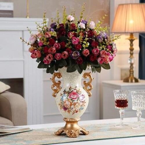 Creative European country beautiful vase, home office restaurant desktop decoration, wedding Christmas gift