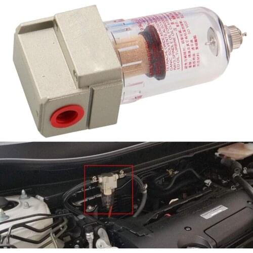 Hot Sales Auto Car Engine Baffled Oil Separator Catch Tank Reservoir Compressed Air Filter