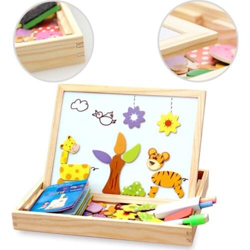 New Baby Toys Wooden Animal Vehicle Vegetable Puzzle Child Tangram Jigsaw Board Puzzle Toy Educational Puzzle Toy Gift