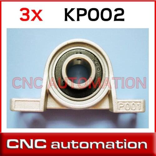 15 mm shaft bearing kirksite bearing insert bearing with housing KP002 pillow block bearing