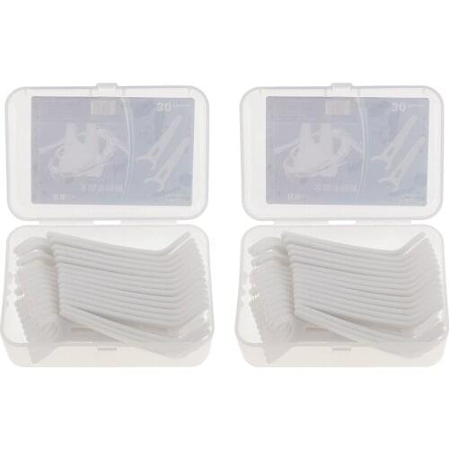 Professional 60Pcs Floss Pick Stick Inter Cleaners Teeth Cleaning Set