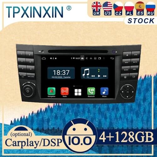 PX6 For Mercedes Benz W211 Android 10 Carplay Radio Player Car GPS Navigation Head Unit Car Stereo WIFI DSP BT