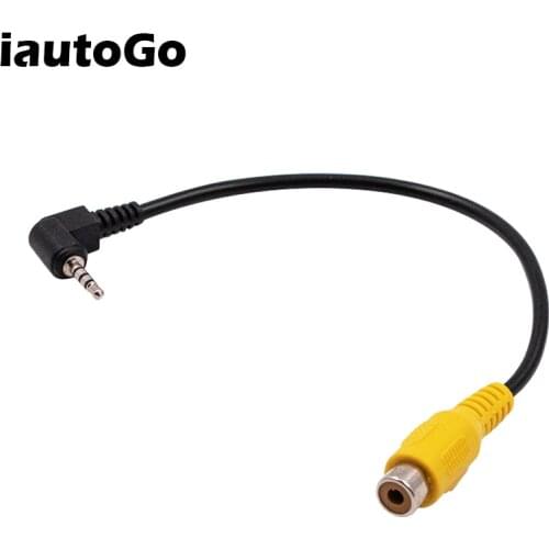 2.5mm AVIN Video Cable Jack Male Plug To RCA Female Adapter Cable For GPS Converter Cable Cord 2.5mm AV-RCA Adapter for Camera