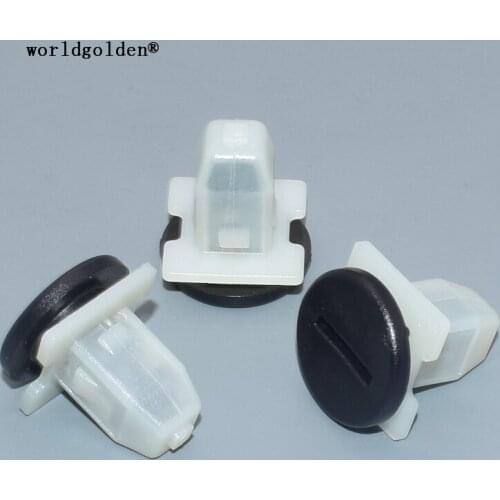 Worldgolden 100pcs Moulding Retainer for Nissan#63848-9E000(638489E000) 63846-9E000(638469E000)