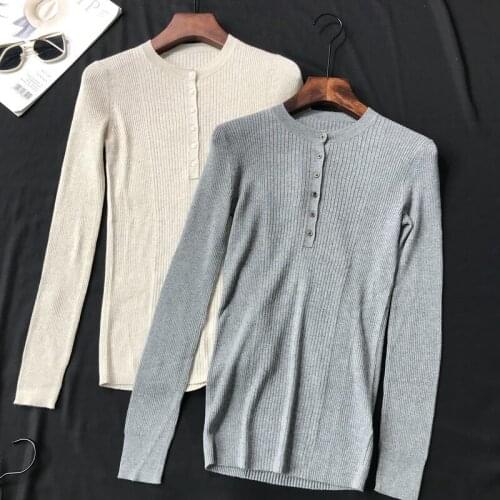 Women Sweater Pit Striped Knit Sweater Sweater Bottom Shirt Womens Fall Winter New