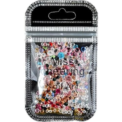 10g Glass Rhinestone Shinny Mini Mixed Nail Art Tips Manicure DIY Decoration