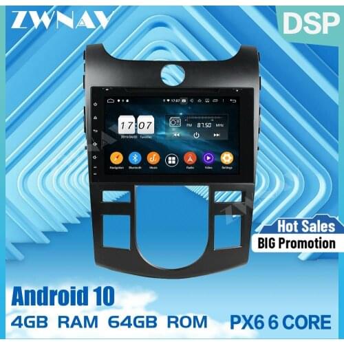 2 din IPS screen Android 10.0 Car Multimedia player For KIA CERATO FORTE SHUMA KOUP 2008-2012 BT audio stereo GPS navi head unit