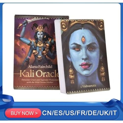 Goddess Kali 44PCS Tarot Oracle Magical Board Card Game Fate Divination Tarot Family Party Playing Card Full English Version