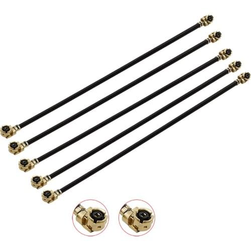 5Pcs U.FL IPX IPEX Female to IPX Female Jack Terminal Block 1.13 Cable Pigtail Connector for Wifi Router Phone Wireless AP PCI