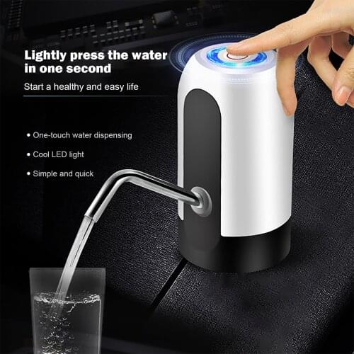 Water Bottle Pump USB Charging Automatic Electric Water Dispenser Pump Bottle Water Pump Portable Auto Switch Drinking Dispenser