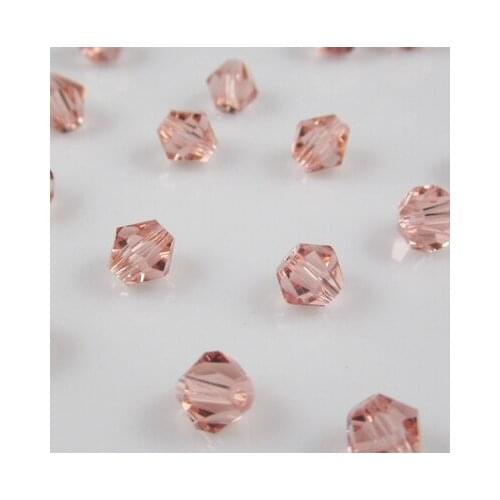 Free Shipping, 288pcs/Lot 6mm Vintage Rose color Chinese Top Quality Crystal Bicone Beads