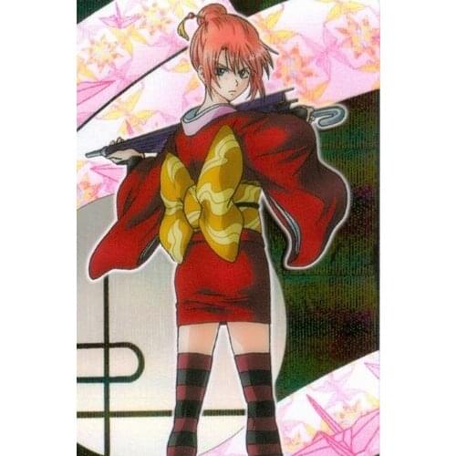 Free Shipping Gintama Kagura Red Cosplay Kimono Wig Custom Made for Halloween and Christmas