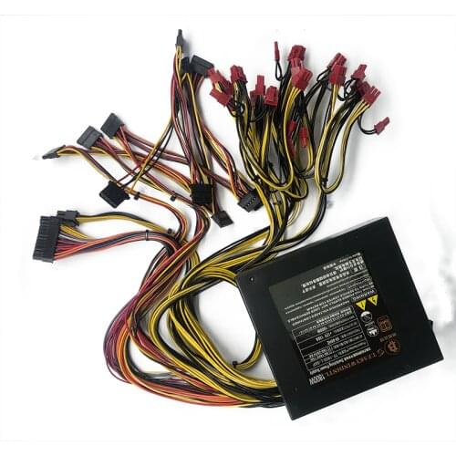 1800W 12 PCIE High Efficient ATX12V Computer Gaming PC Switching Power Supply PSU 1800W Modular PSU 220V PSU Mining Rig BITCOIN