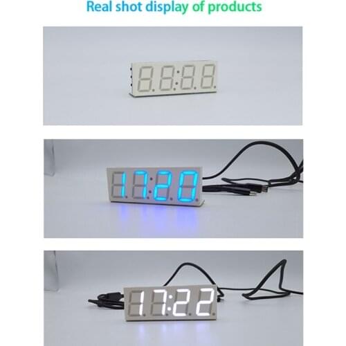 Wifi Time Service Clock Wireless Network Time Service Clock Automatic Clock DIY Digital Electronic Clock