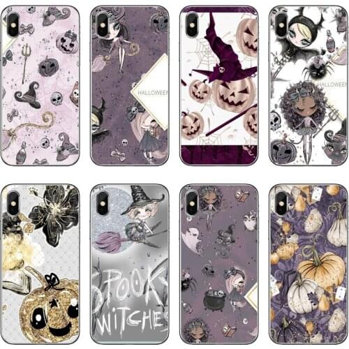 Pumpkin Halloween Witch For LG G5 G6 G7 Q6 Q7 Q8 Q9 V30 X Power 2 3 Nokia 6 7 8 9 For OnePlus 3T 5T 6T cover case