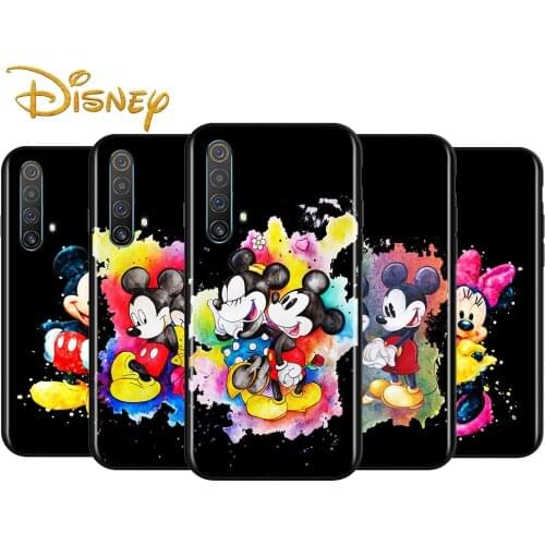 Color Disney Mickey Mouse for OPPO Realme V15 X5 X3 X50 X7 X2 C17 C11 C3 C2 7 7i 6 6S 6i 5 3 2 Pro Soft Black Phone Case