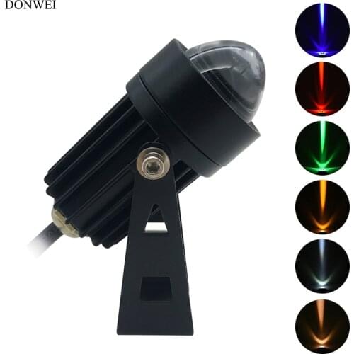 DONWEI 3W COB LED Spotlights Outdoor 85-265V new style Waterproof IP65 Aluminum Wall Lamp Projector for Building Park Square