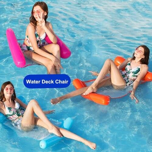 Swimming mattress Float Inflatable pool chair water mattress floating pool floaties for adults mattress Water hammock recliner