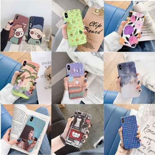 Cute cartoon hard phone case for Huawei P30pro/mate20pro/ Enjoy 9s/ Enjoy 9e/nova3i/nova3e/nova4e/Glory 20i/Glory v9/Glory v20
