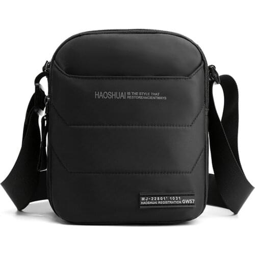 High Quality Men Handbags Summer Simple Nylon Travel Waterproof Shoulder Bags Multi-function Business Crossbody Casual Bag New