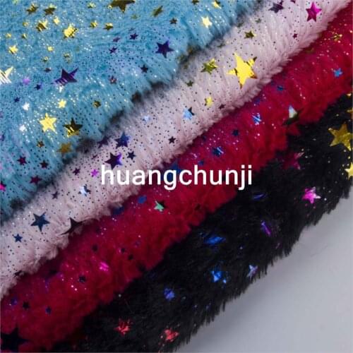 2019 new hot gold and silver clothing shoes and hats crafts home service cushion fabric faux fur fabric 160*180cm/pcs