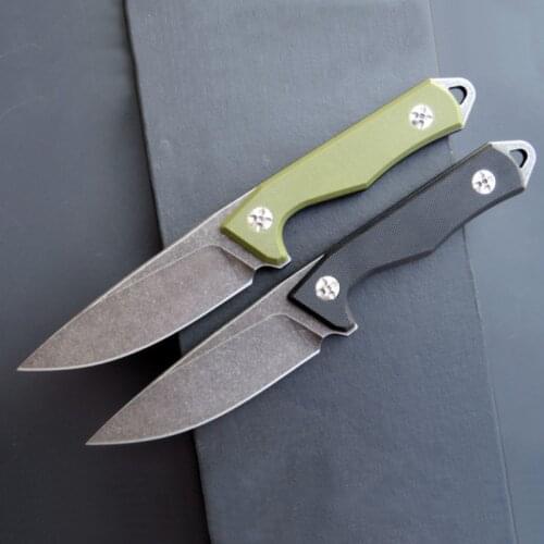 Fixed Blade Knife sharp D2 steel blade fixed portable outdoor tool knife hunting camping kitchen tools