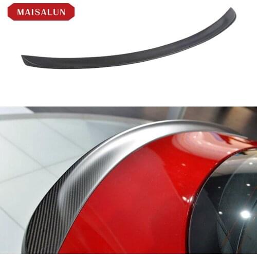 Suitable For Straight Tesla Model s Original Carbon Fiber Tail Spoiler Fixed Wing