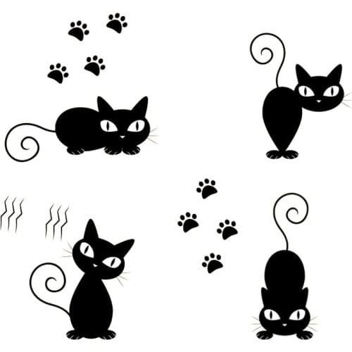 DABOXIBO Cartoon Black Cat Clear Stamps Mold For DIY Scrapbooking Cards Making Decorate Crafts 2020 NEW Arrival