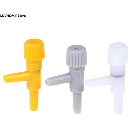 10x Aquarium Air Line Tubing Fish Tank Oxygen Air Pump Volume Flow Control Valve Yellow White Gray Fit For 4mm Air Line Air Tube