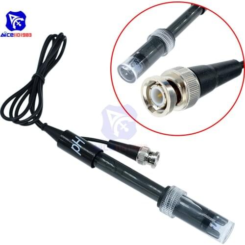 Diymore Non-rechargeable PH Electrode Probe with BNC Interface PH Tester for Aquarium