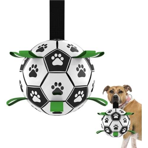 1pcs Interactive Football Toys For Large Dogs Bite Resistant Ball Pets Toy For Small Dogs Outdoor Dog Training Accessories