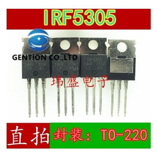 10PCS IRF5305PBF IRF5305 TO220 31A55V MOS field effect tube in stock 100% new and original
