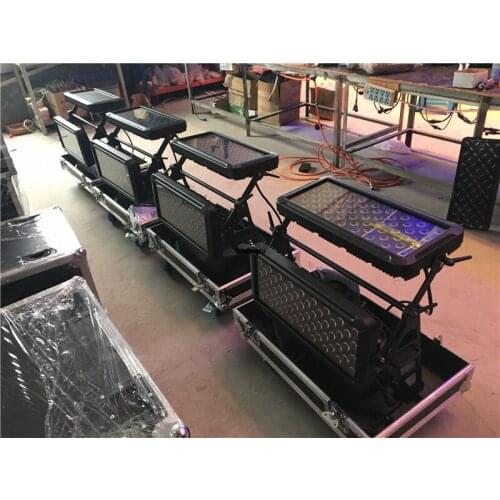 2 pieces with fly case 120pcs x10w 4 in1 rgbw wallwasher dmx ip65 led city color light IP65 Outdoor Led Lights Wall Washer