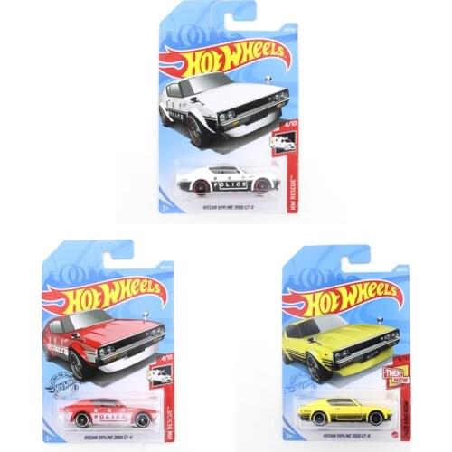 2019-160 NISSAN SKYLINE 2000 GT-R Original Hot Wheels Mini Alloy Coupe 1/64 Metal Diecast Model Car Kids Toys Gift