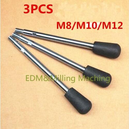 3PCS CNC M8 M10 M12 Thread Handle For Universa Bench Drill Z512 Z516 Drilling Machine Z4116 Z4120 Part
