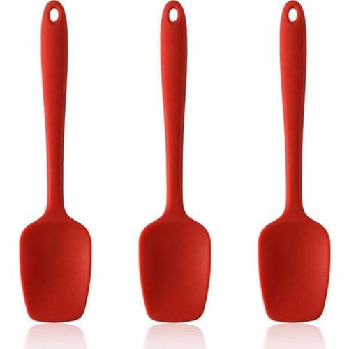 3PCS Silicone Spatula for Frying Pan Food Grade Silicone Spoon for Kitchen Spatula Non-Stick Cooking Baking Accessories