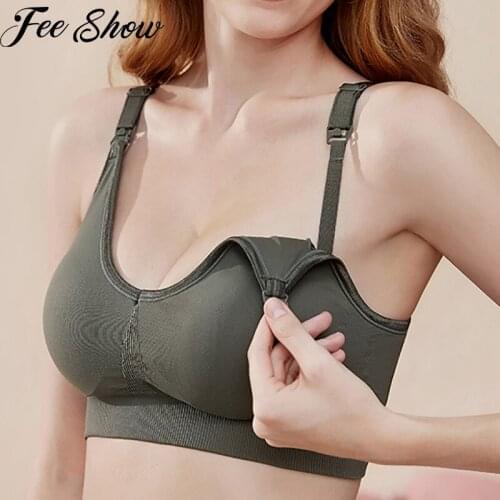 Breastfeeding Bra Pregnancy Clothes Maternity Nursing Bra Feeding Bra Underwear for Soutien Gorge Allaitement Pregnant Women