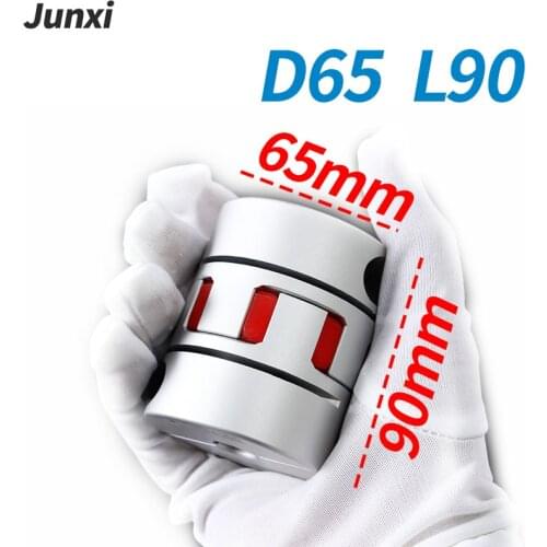 GS28 GR D65L90 Coupler Aluminium Plum Flexible Shaft Coupling Motor Connector 65mm 90mm CNC Flexible Coupler