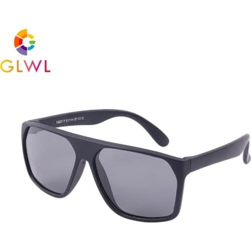 Square Sunglasses Children Polaroid Glasses Sports Kids Eyewear Silicone Frames Eyeglasses For Boys Colored Retro Mirror Girls