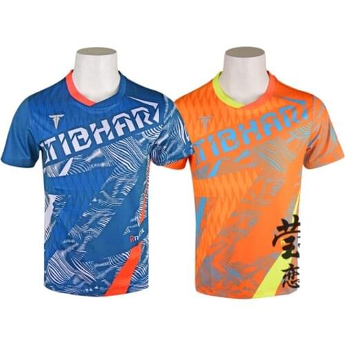 Genuine Tibhar Table Tennis Jerseys unisex t-shirt For Men Women children Ping Pong Clothing Sports Wear T-shirts 2020
