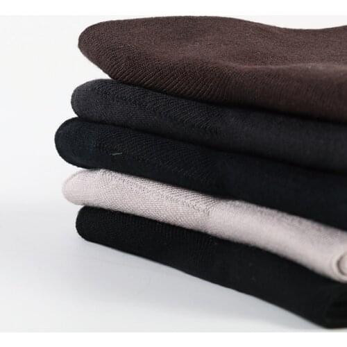 DONG AI casual loose cuff socks bamboo for men Field word checkered flower hand linking With reinforcement not easy to slack