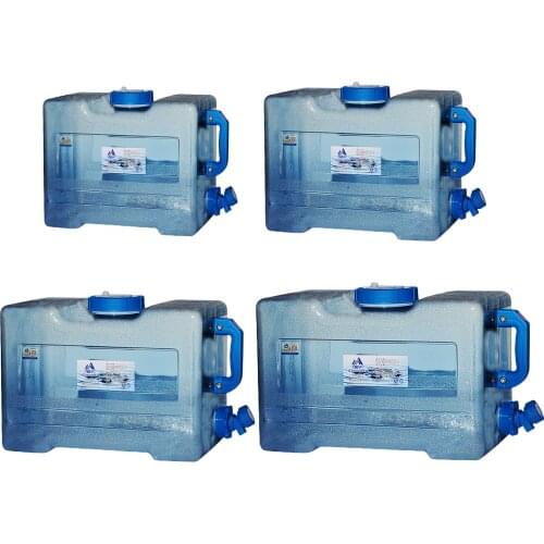 Water Tank Thickened Outdoor Portable Solid Handle Square Water Bucket Self-driving Home Portable Water Tank 6L/8L/13L/18L