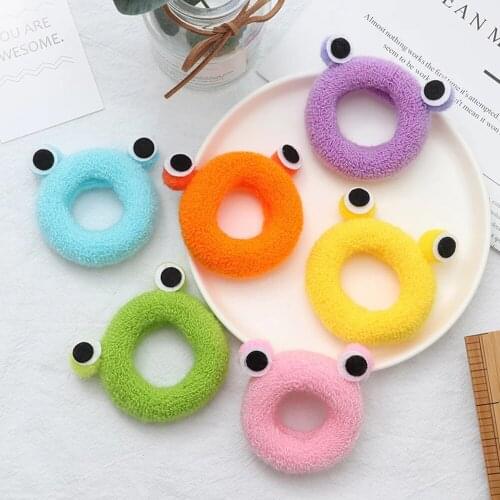 Cute Frog Hair Bands Girl Hair Ring Hair Accessories Elastic Rubber Band Hair Band Childrens Headdress Hair Accessories