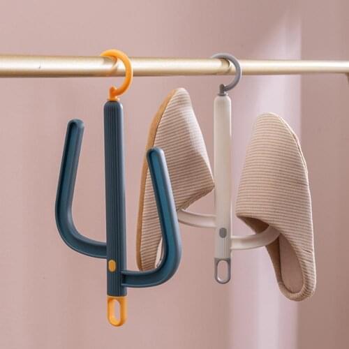 Shoe Drying Hanger Mini Hanger Hook Multifunctional Rotatable Organizer Space-saving Shoe Storage Holder Rack for Home School