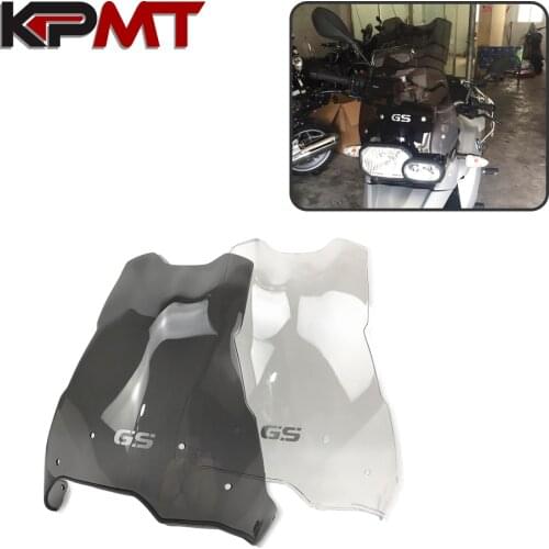 Wind Screen Deflectors Windshield Gray For BMW F800GS F650GS F 800 650 GS 2008 2009-2015 2016 2017 2018 Riser Extend Windscreen