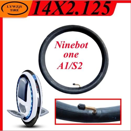 For Ninebot One A1 S2 Tire Inner Tube 14 Inch 14x2.125 Single Wheel Balance Vehicle Butyl Rubber Inner Tube
